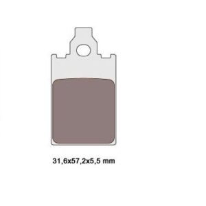 Zavorne ploščice-Vicma- Tomos Revival ,Malaguti F12 ,Piaggio Free 31,6x52,5x5mm
