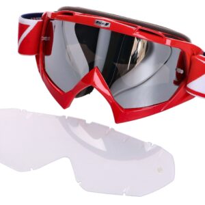 MX očala S-Line France - Rdeča