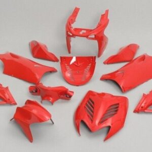Body kit DMP -11 delni -rdeč-Yamaha Aerox, MBK Nitro 50cc, 100cc 2-stroke