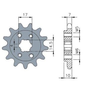 Zobnik Derbi Senda Fenix 13 zobov