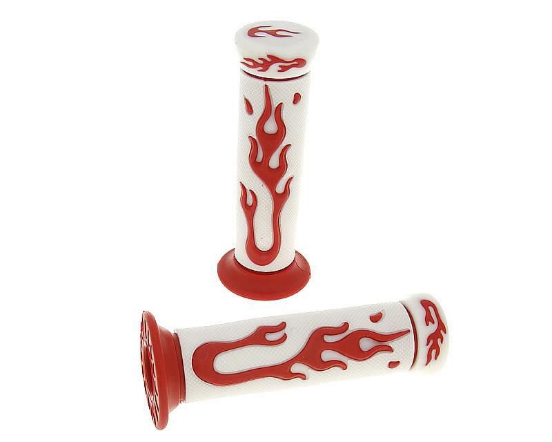 Ročke set Flame - belo / rdeče