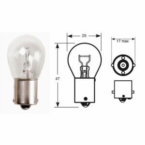 Žarnica 12V 21W Ba15s