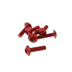 Pritrdilni vijak alu - rdeč M5x20 (6 kom.)