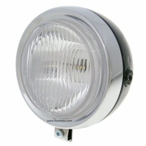 Luč okrogla črna Puch Maxi / Tomos