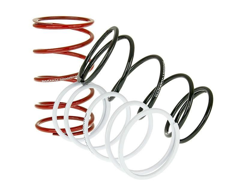 Set Naraku ContraSpring V.2 - povratnih vzmeti 3 kosi - Gilera- Piaggio- Vespa- Peugeot-Kymco-SYM