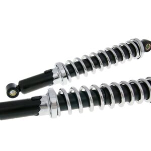 Vzmetni blažilci - Crom/Black - 370mm - Puch/Tomos