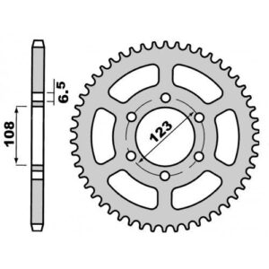 Zadnji zobnik 420 - Z50 -Derbi DRD, Aprilia RS. GPR R NUDE