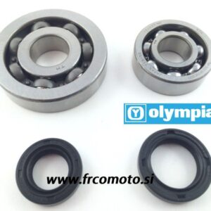 Set ležajev +oljnih tesnil-Olympia- Piaggio Hyper 4T- 50cc ( od 2005)