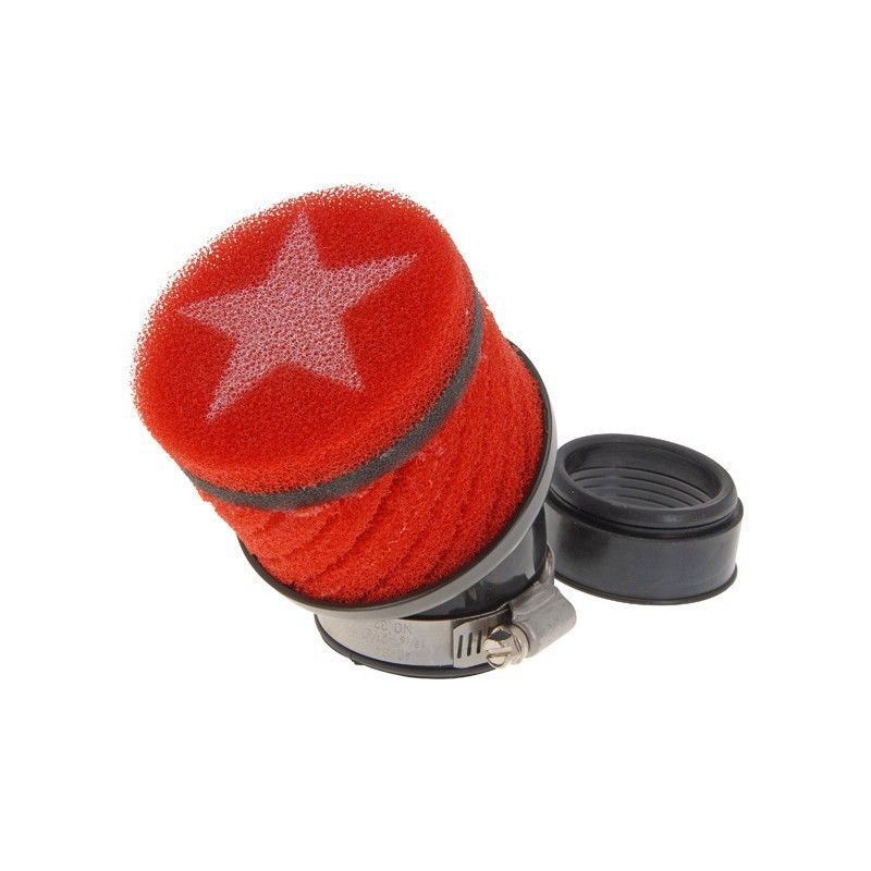 Zračni filter Stage6, kratek, rdeč, - 44mm