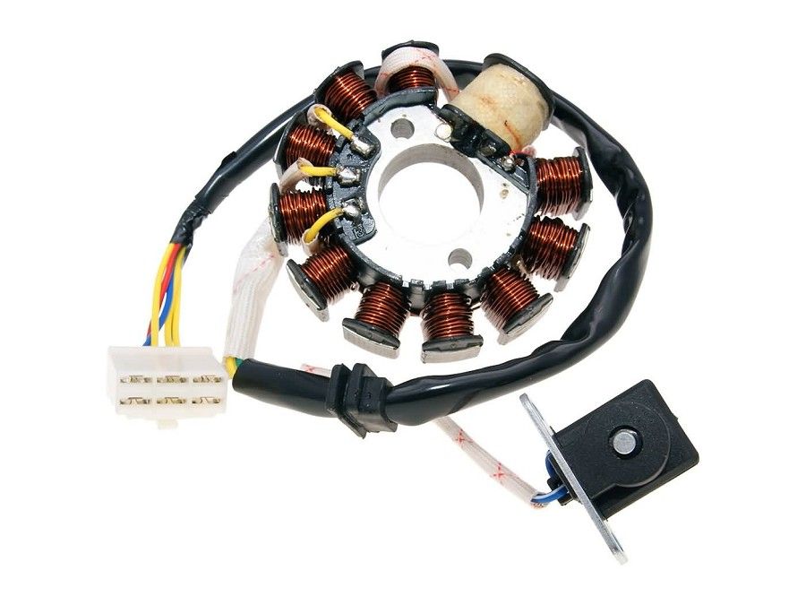 Stator 11 tuljav 6 pinov za GY6 125 , 150cc