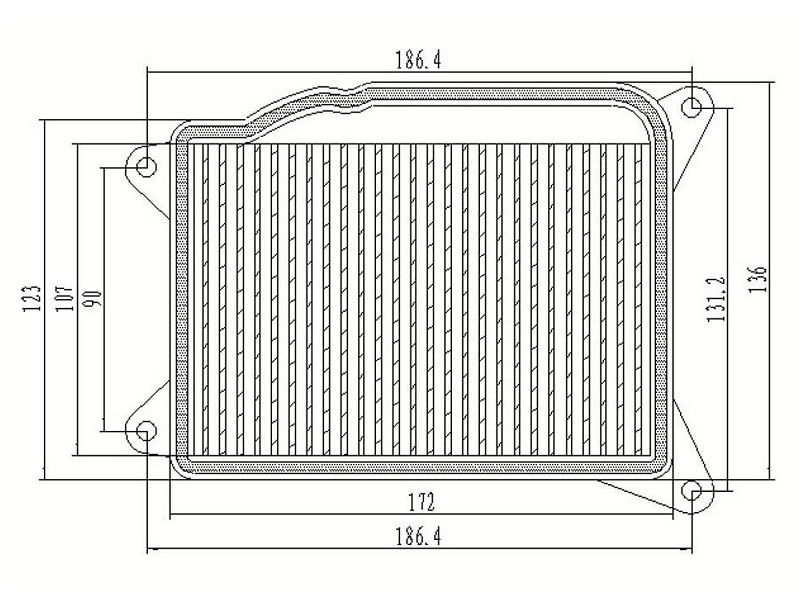 Zračni filter Yamaha Majesty 400 04-08