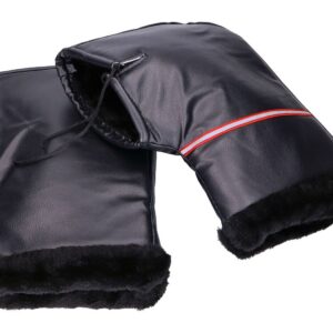 Rokavice -manšete za krmilo MKX najlon črne barve