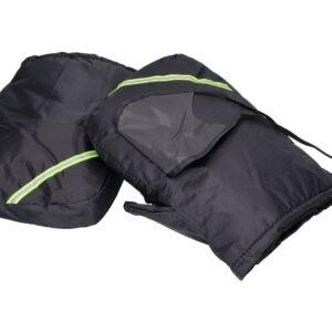 Rokavice -manšete za krmilo MKX najlon črne barve