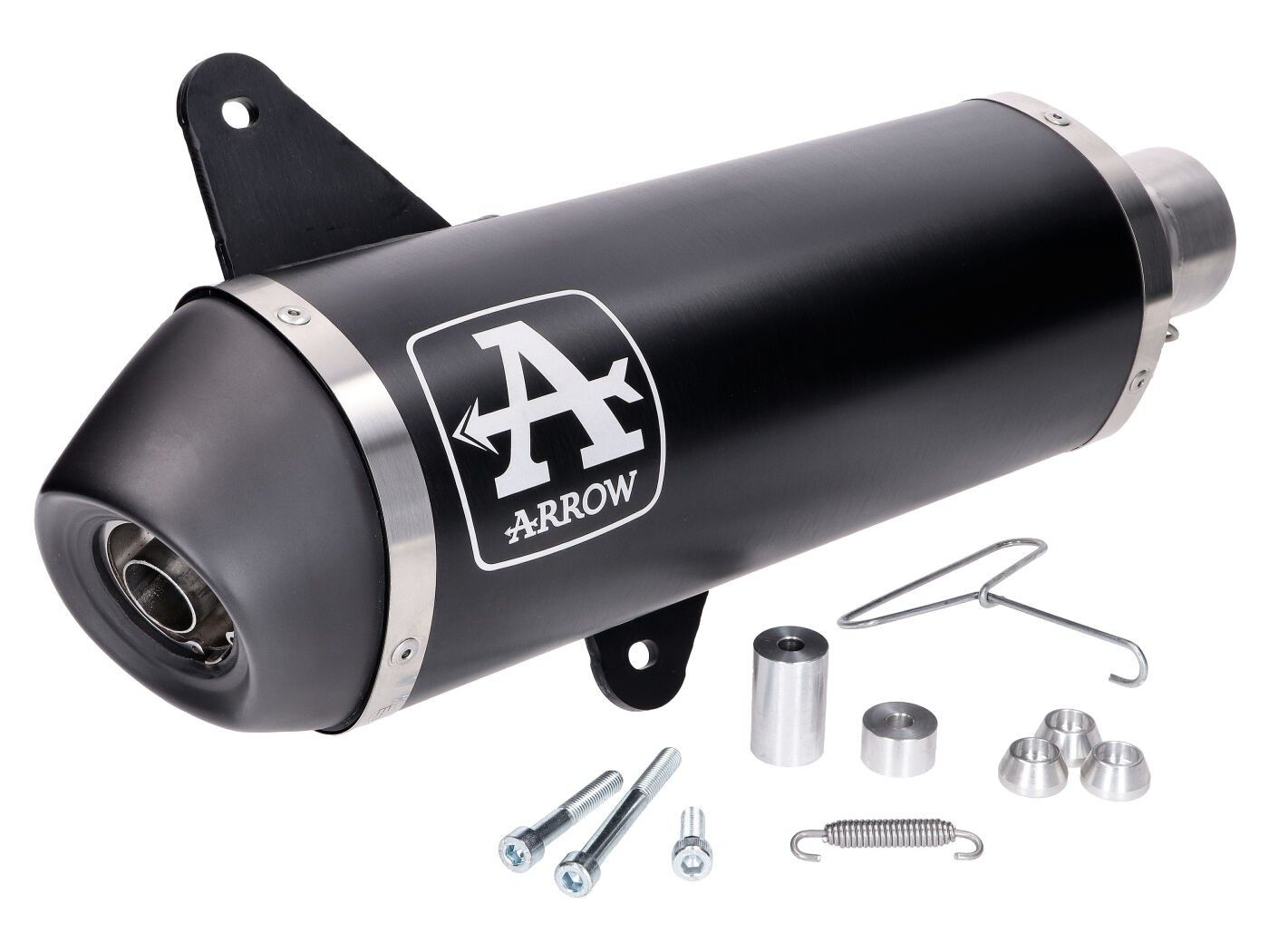Dušilec Arrow Urban aluminij črna za Vespa GTS 300 4-taktni LC Euro5 2020-