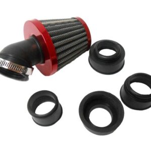 Zračni filter Rdeč 45 stopinj / 28 - 45 mm