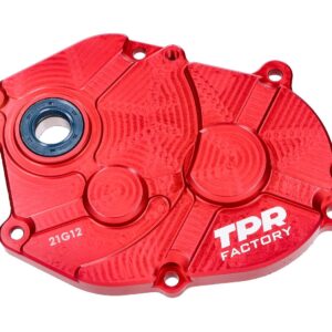 Pokrov mjenjača Racing TPR Factory CNC crveno eloksiran za dugi tip Minarelli.