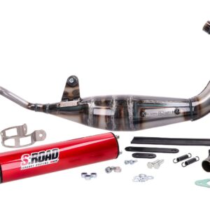 Izpuh MVT S-Road low mount Derbi - EBE, EBS, D50B