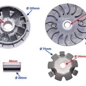 Vario set s ECU jedinicom (otvoreno) - Longjia LJ50QT-9M