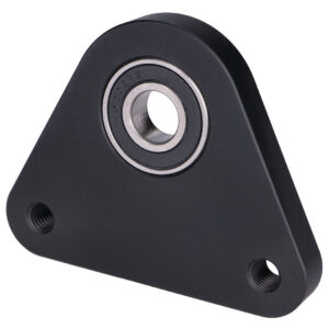 Ploča ležaja stražnjeg kotača - aluminij crna za Piaggio Ciao, Si, Bravo, Boxer