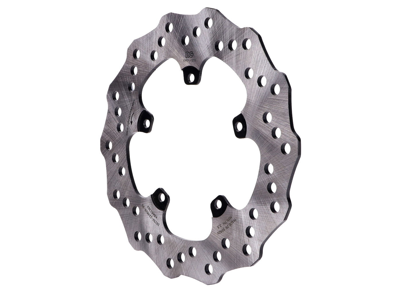 Kočnice disk NG valovit prednji D=220mm za Vespa Sprint, Primavera, Sprint, Elettrica, Piaggio Fly, Zip, Derbi Boulevard