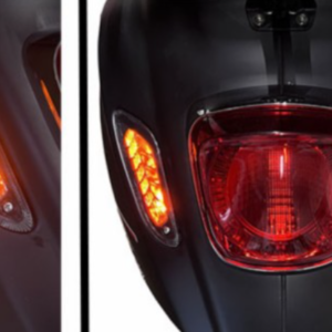 Žmigavci - stražnji - DMP LED zatamnjeni/tamni - Vespa Primavera, Sprint