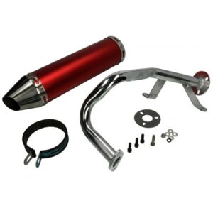 Auspuh WM RED – GY6 50 cc 139QMA / 139QMB