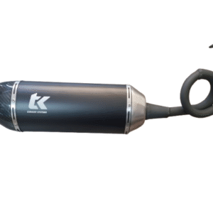 Ispuh Turbokit H2 – Crni – GY6 139QM (s priključkom za lambda sondu)