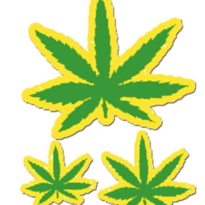 Naljepnica – Marijuana (10 × 12 cm)