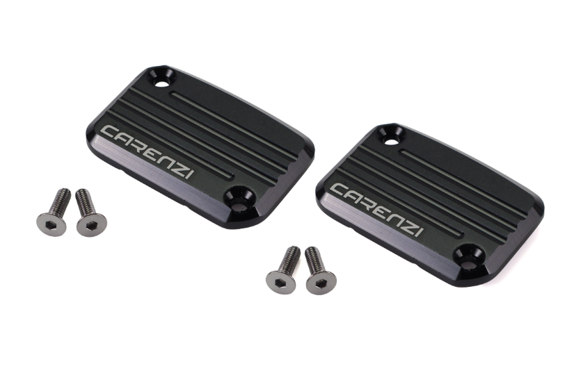 Poklopci posudice kočnice CNC Carenzi – Yamaha Aerox / MBK Nitro – crni
