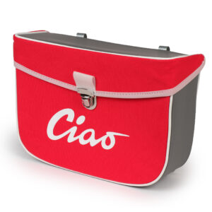 Bočna torba – MOTO NOSTRA – Piaggio Ciao – crveno/siva