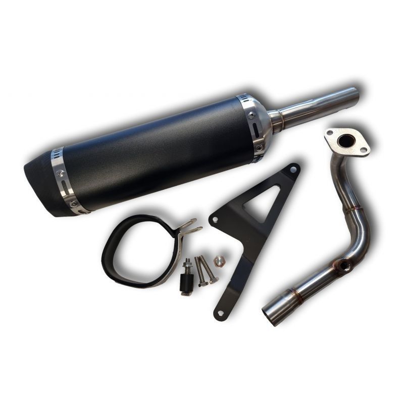 Auspuh Racing GY6 50cc 4T EURO2 , EURO4 , EURO5 -139QMA/139QMB