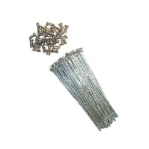 Žbice HROMIRANE 18 cola s niplima M3.5 mm set