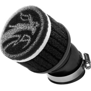 Air filter d=48mm Keihin/PWK Voca Racing - crni / bijeli