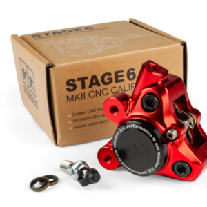 Kočiona čeljust CNC alu Stage6 Minarelli / Piaggio / Peugeot – crvena