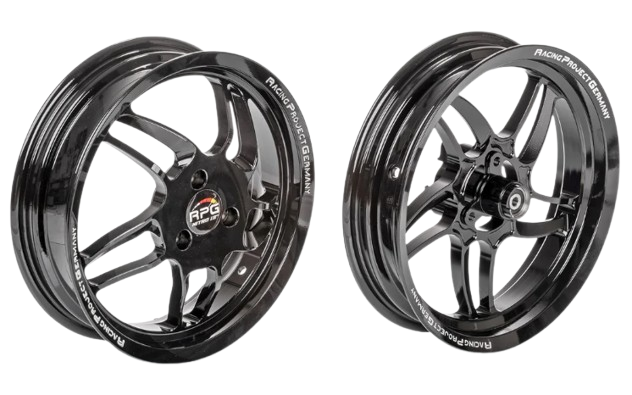 CNC naplatci RPG Racing 13" - crni - Yamaha Aerox / MBK Nitro / Minarelli Horizontal