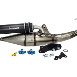 Ispuh LeoVince TT Black Edition – Aprilia SR / Malaguti F15 / MBK Nitro / Yamaha Aerox 50 2T