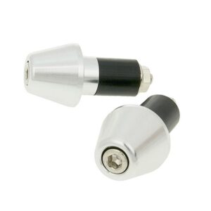 Utezi upravljača / prigušivači vibracija kratki 17,5 mm – srebrni