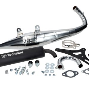 Ispuh Tecnigas Big RS krom – Aprilia / Gilera / Italjet / Piaggio 125–180cc 2T