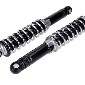 Set stražnjih amortizera IMCA Sport 280 mm krom / crni – Puch / Tomos / Zündapp / Kreidler / Sachs
